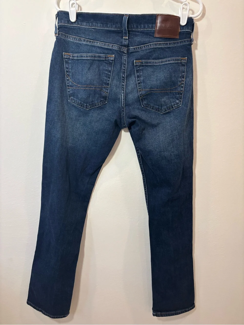 Hollister Men’s Slim Straight Dark Blue Jeans 29x32